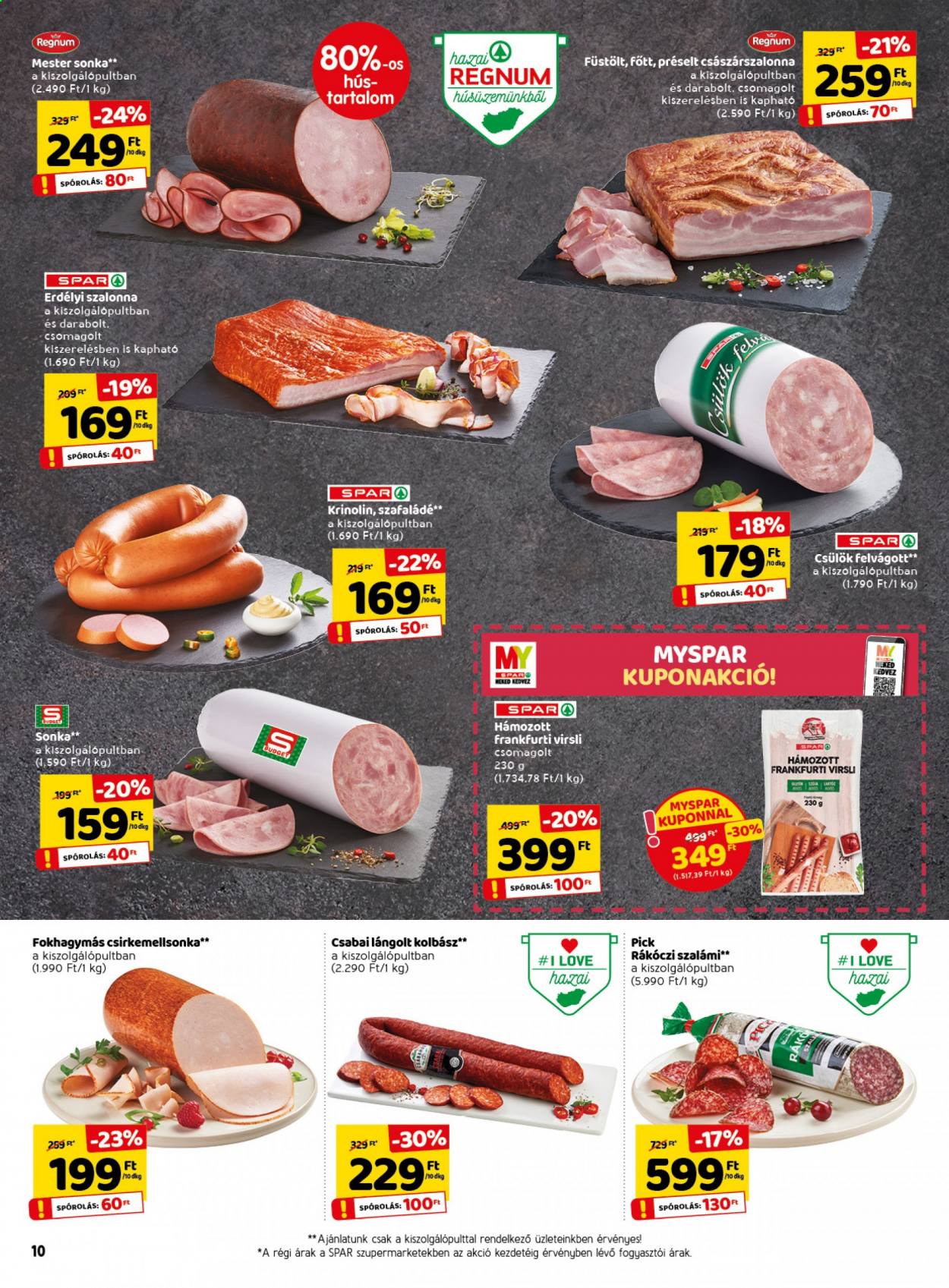 SPAR akciós újságok - 2021.08.26 - 2021.09.01. Oldal 14