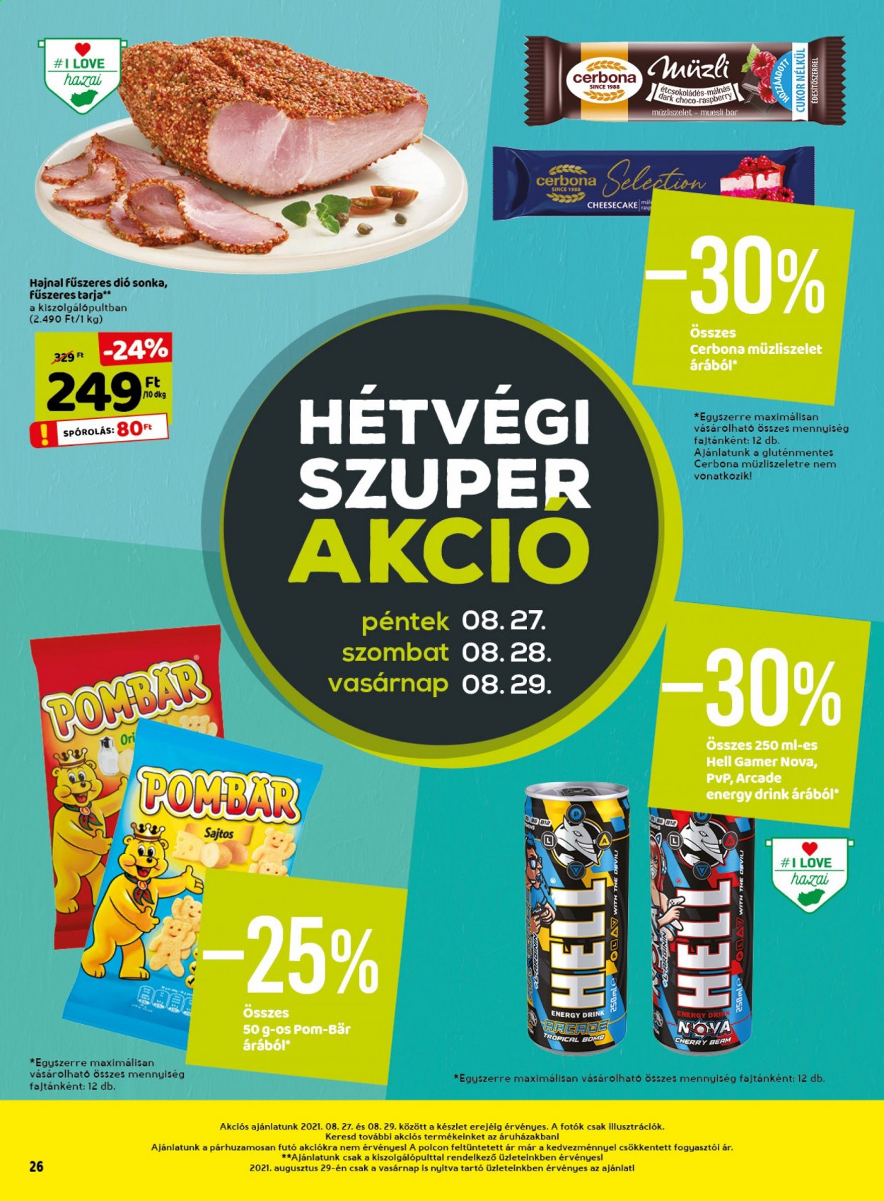 SPAR akciós újságok - 2021.08.26 - 2021.09.01. Oldal 30