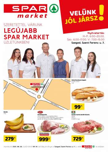 Újság SPAR market - 2021.08.26 - 2021.09.01.