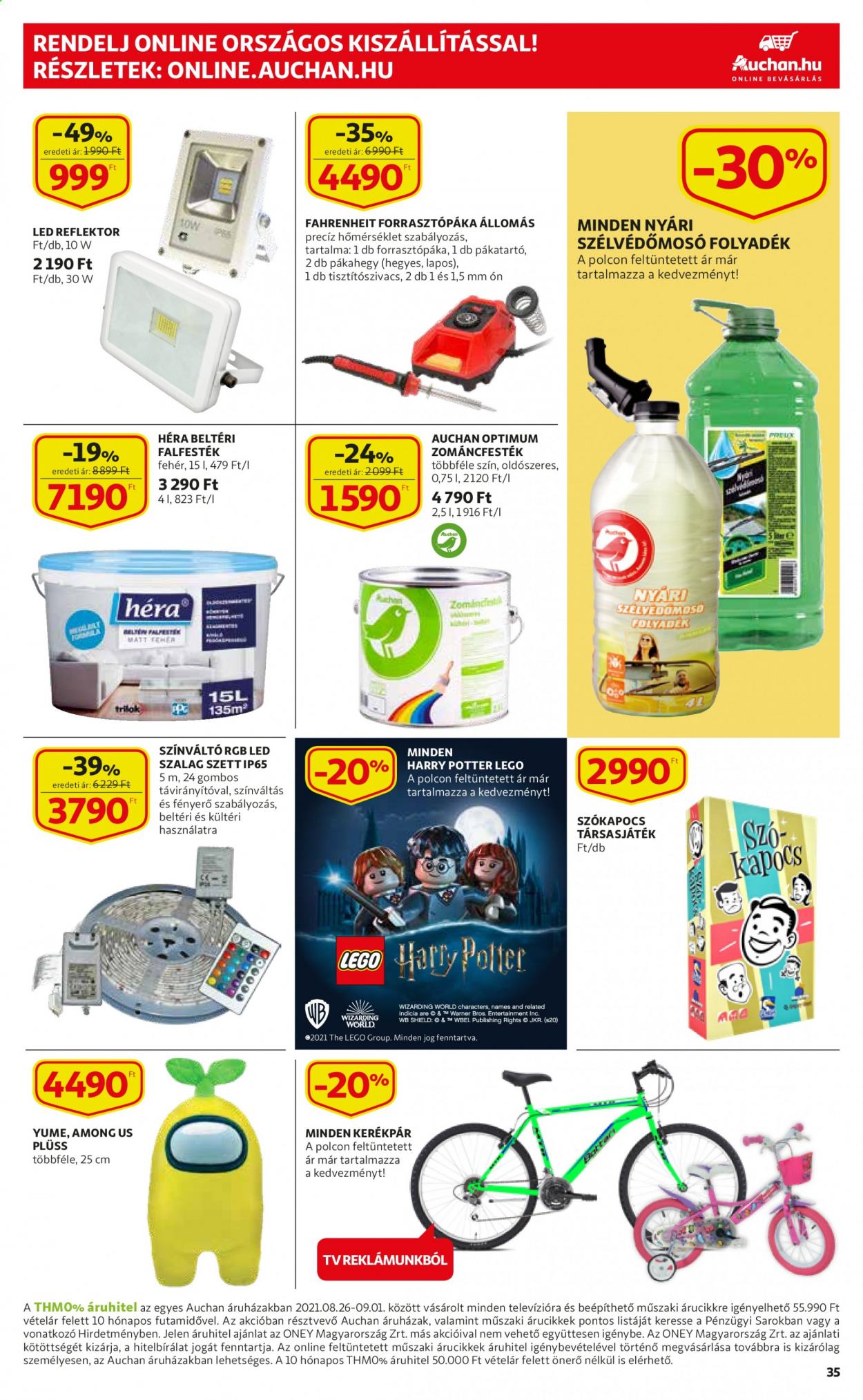 Auchan akciós újságok - 2021.08.26 - 2021.09.01. Oldal 35