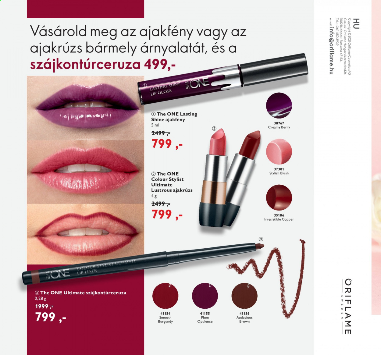 Oriflame akciós újságok - 2021.08.24 - 2021.09.13. Oldal 16