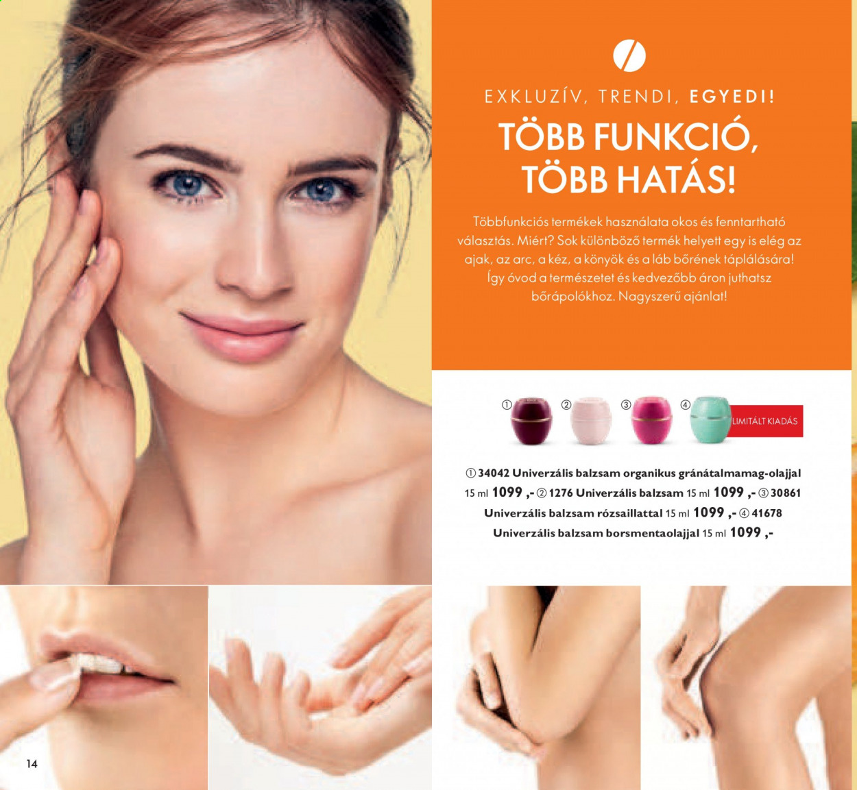 Oriflame akciós újságok - 2021.08.24 - 2021.09.13. Oldal 14