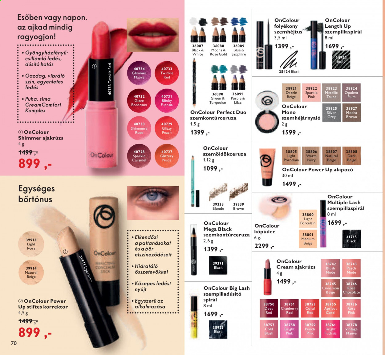 Oriflame akciós újságok - 2021.08.24 - 2021.09.13. Oldal 70