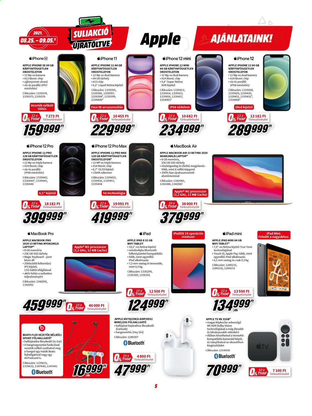 MediaMarkt akciós újságok - 2021.08.25 - 2021.09.05. Oldal 5