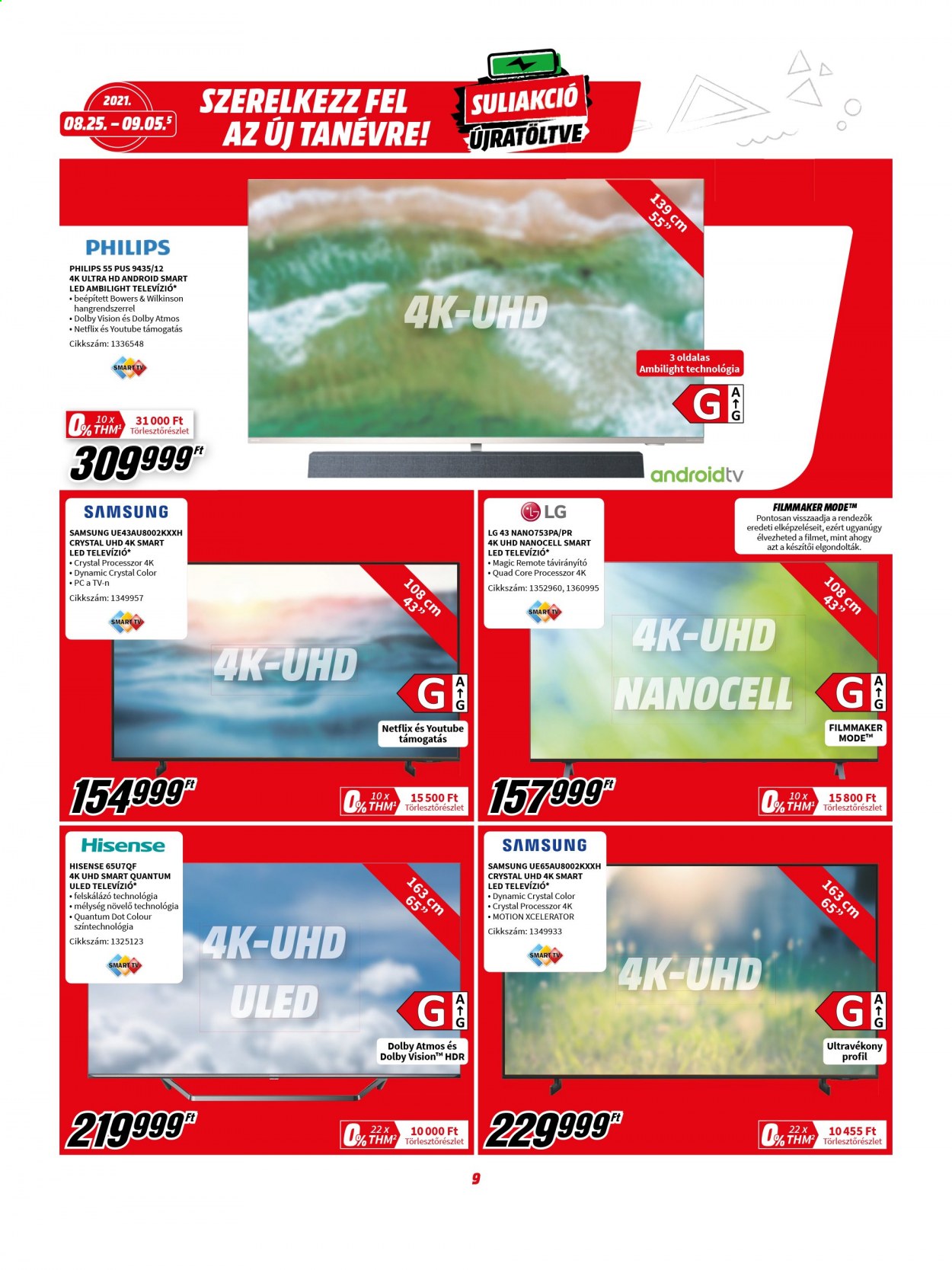 MediaMarkt akciós újságok - 2021.08.25 - 2021.09.05. Oldal 9