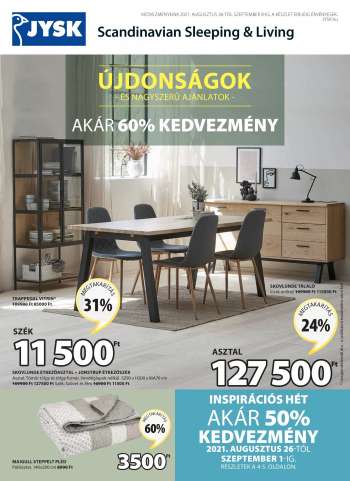 Újság JYSK - 2021.08.26 - 2021.09.08.
