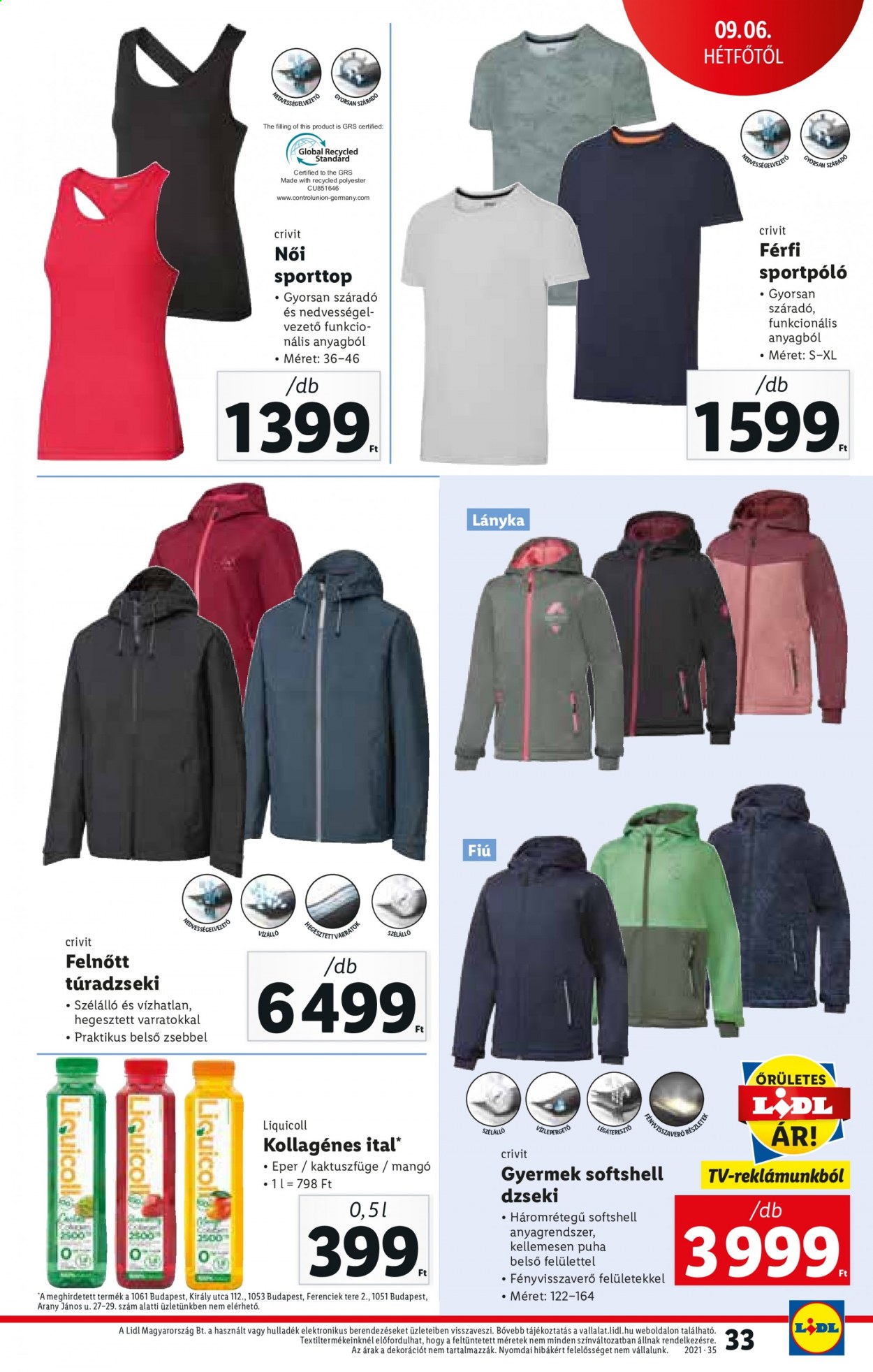Lidl akciós újságok - 2021.09.02 - 2021.09.08. Oldal 33