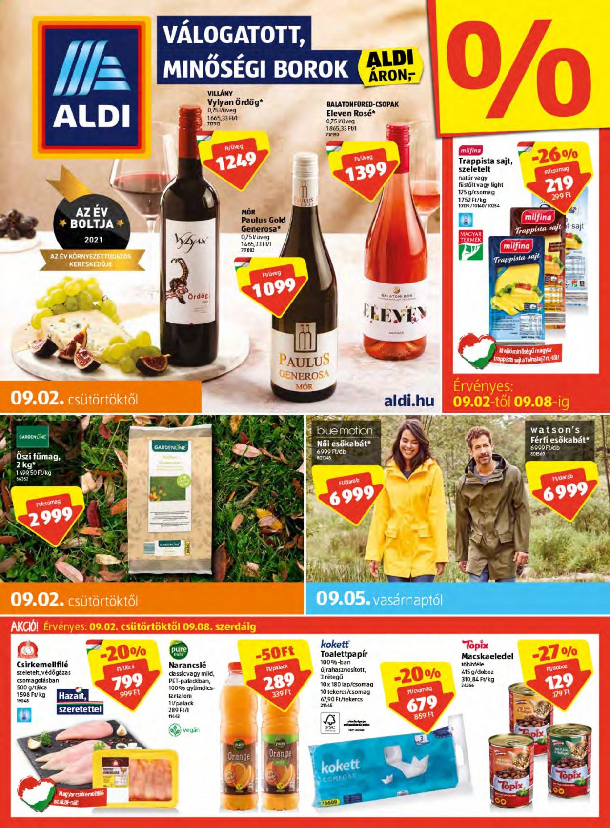 Aldi akciós újságok - 2021.09.02 - 2021.09.08. Oldal 1