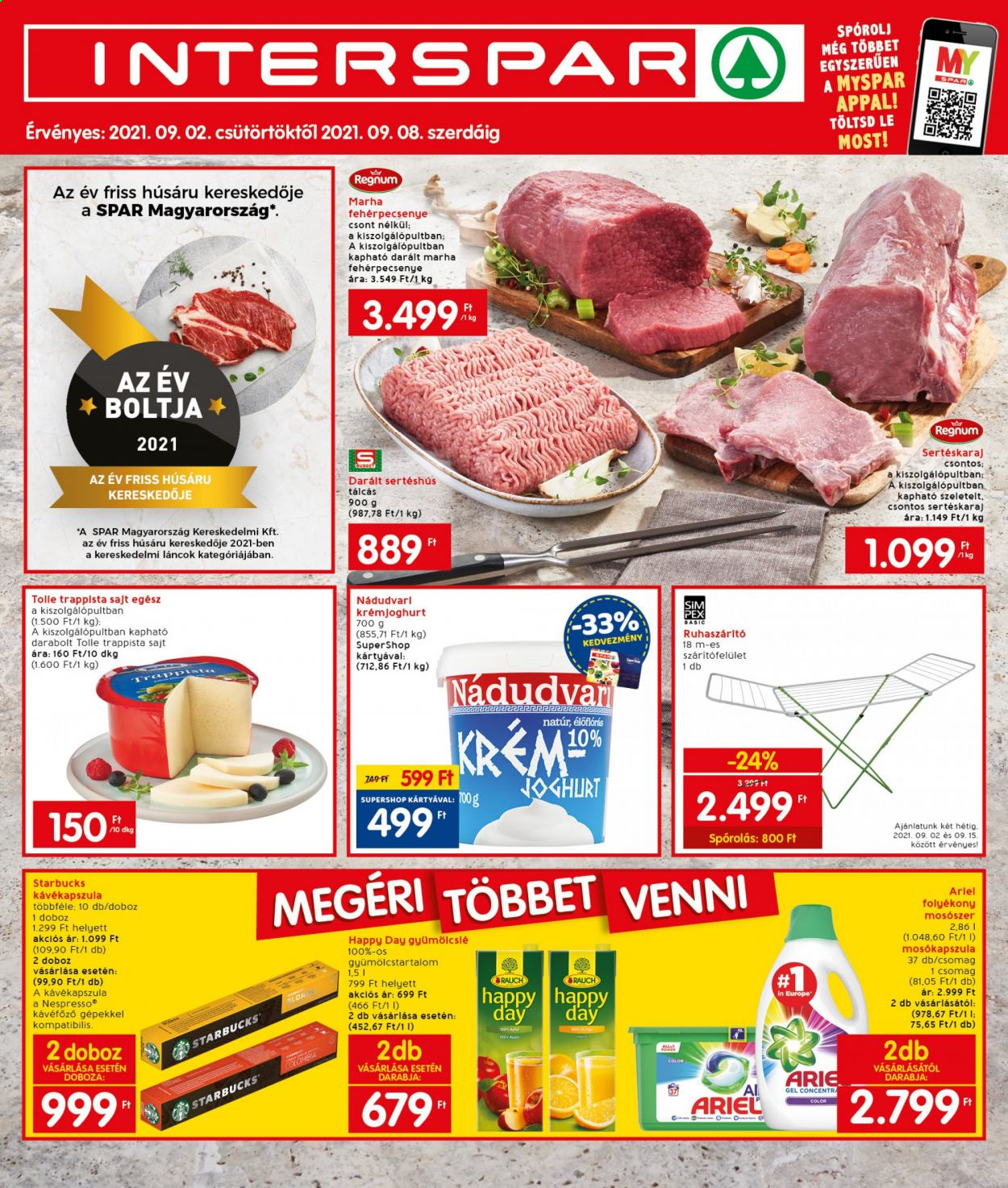 INTERSPAR akciós újságok - 2021.09.02 - 2021.09.08. Oldal 1