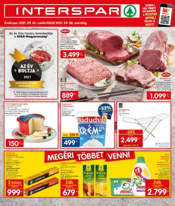 Újság INTERSPAR - 2021.09.02 - 2021.09.08.