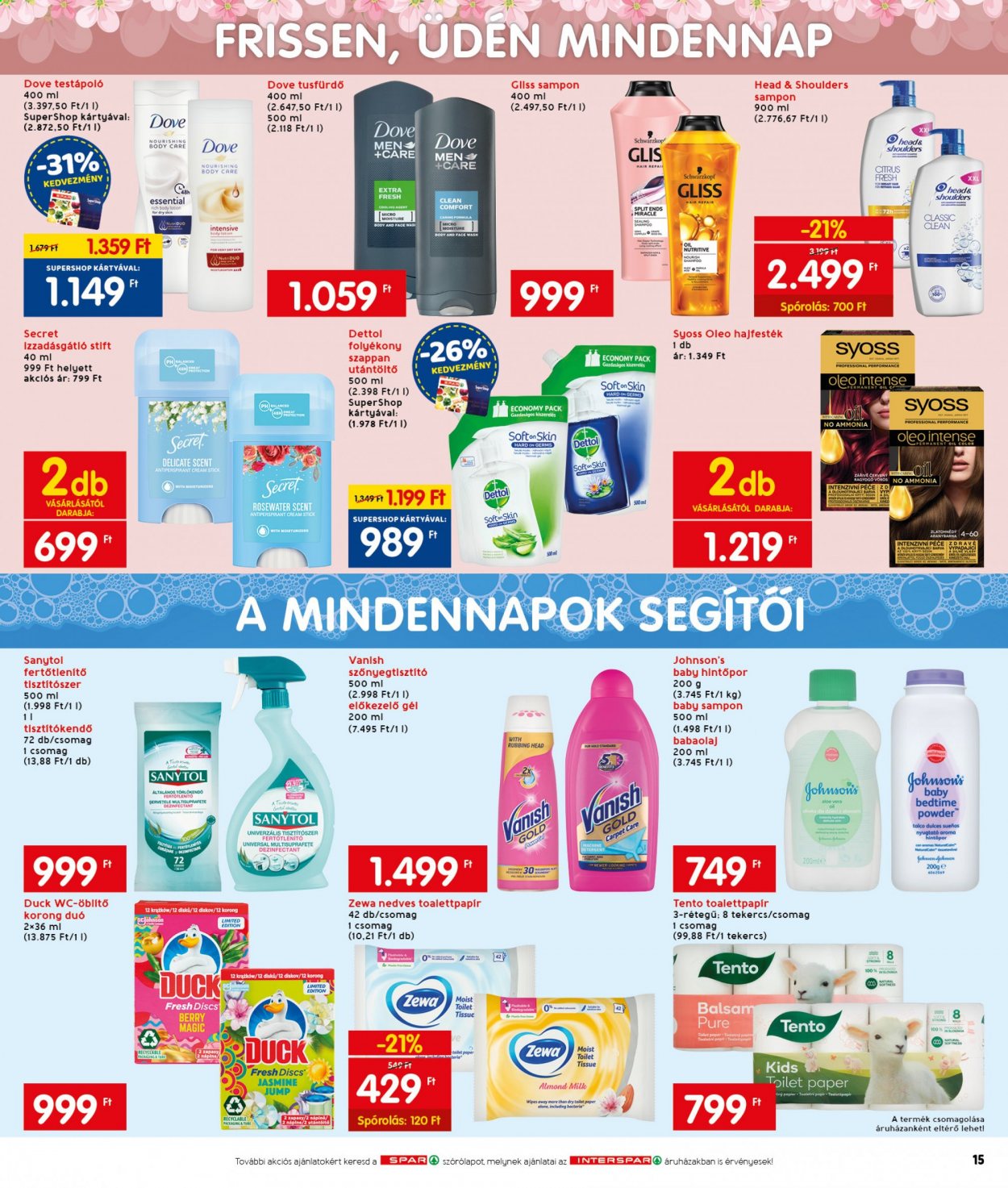 INTERSPAR akciós újságok - 2021.09.02 - 2021.09.08. Oldal 19