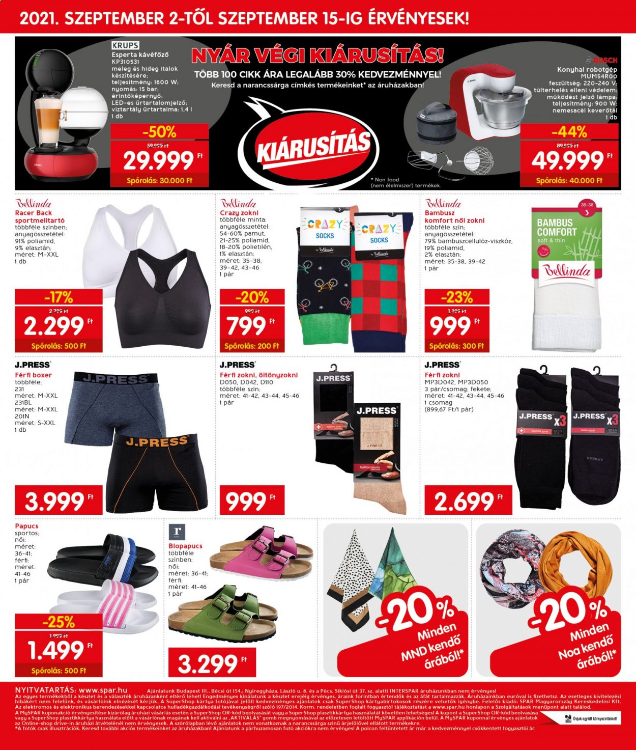 INTERSPAR akciós újságok - 2021.09.02 - 2021.09.08. Oldal 23