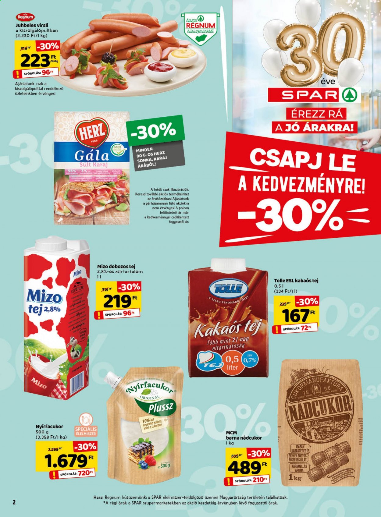 SPAR akciós újságok - 2021.09.02 - 2021.09.08. Oldal 2