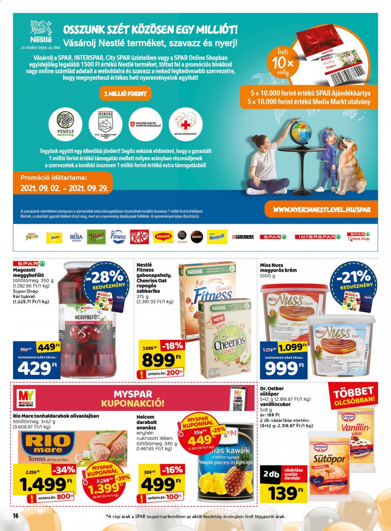 SPAR akciós újságok - 2021.09.02 - 2021.09.08. Oldal 20