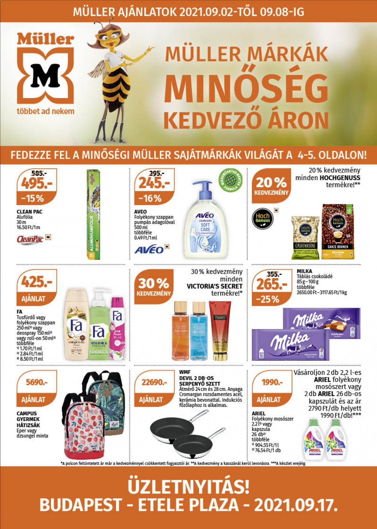 Müller akciós újságok - 2021.09.02 - 2021.09.08. Oldal 1