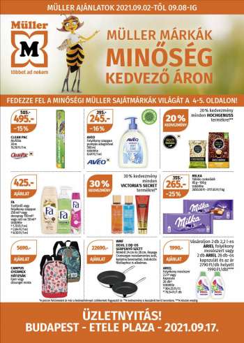 Újság Müller - 2021.09.02 - 2021.09.08.