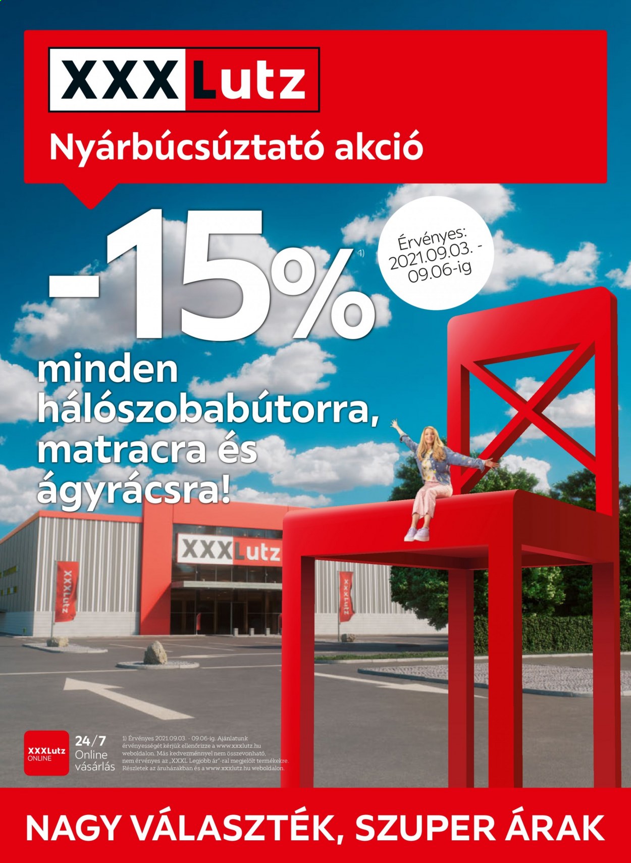 XXXLutz akciós újságok - 2021.08.30 - 2021.09.12. Oldal 1