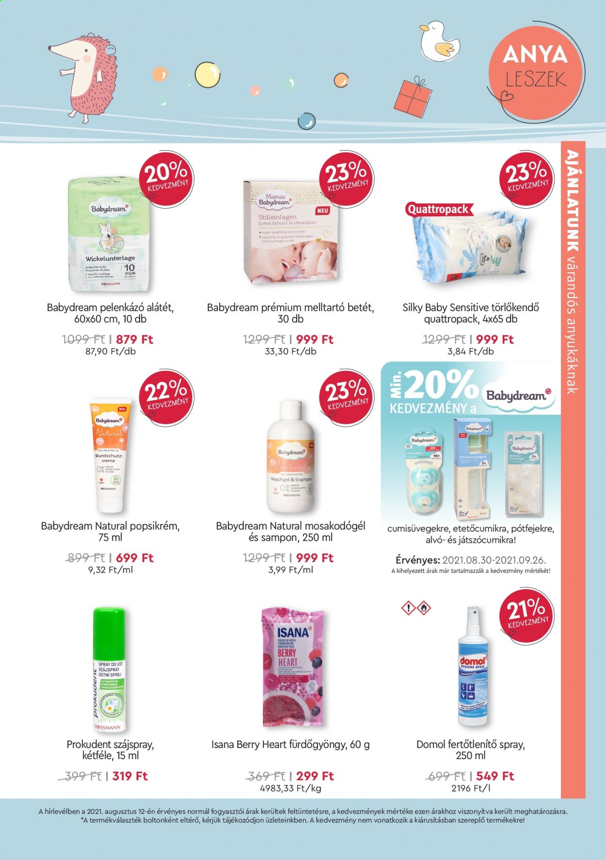Rossmann akciós újságok - 2021.08.30 - 2021.09.26. Oldal 3