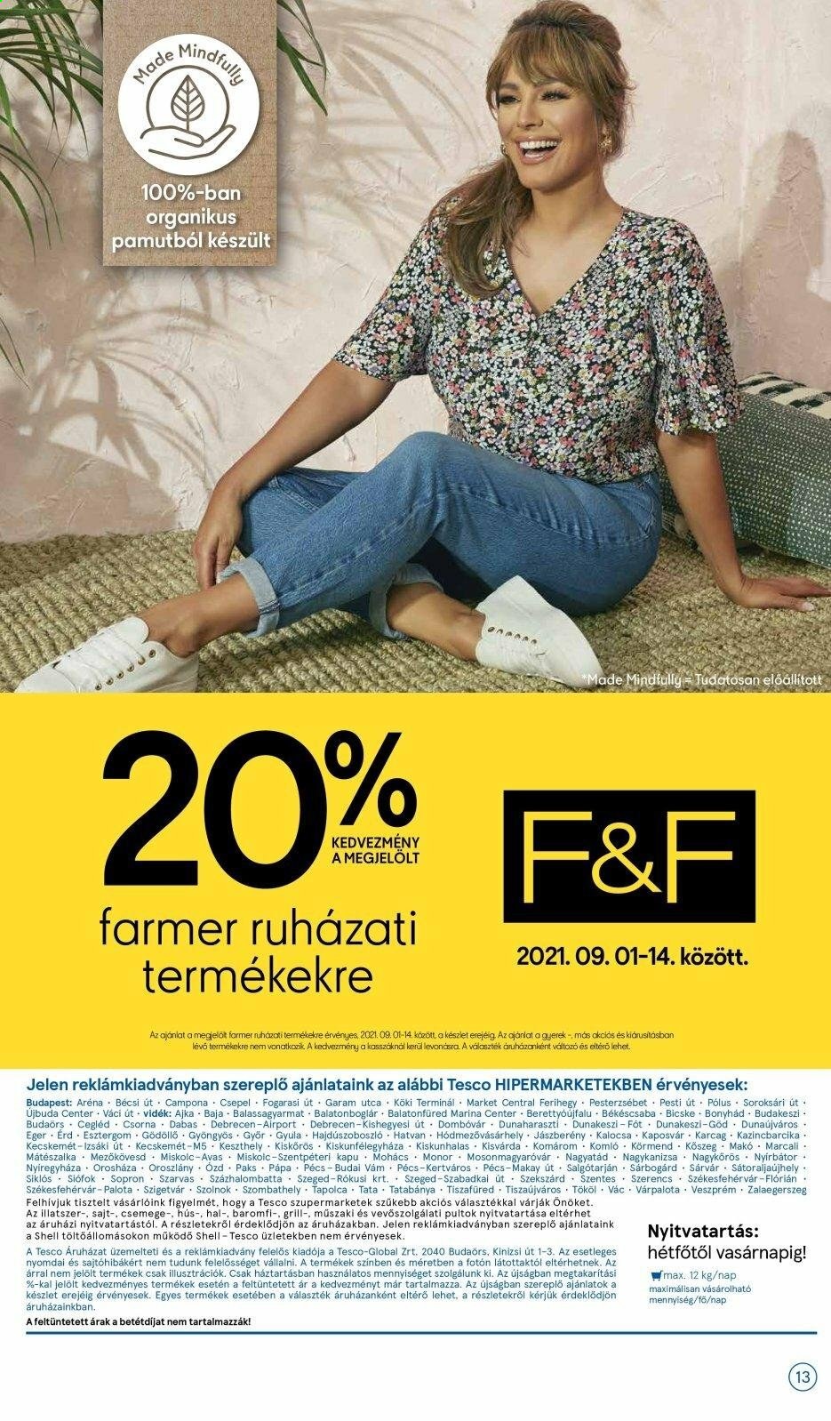 TESCO akciós újságok - 2021.09.02 - 2021.09.08. Oldal 13