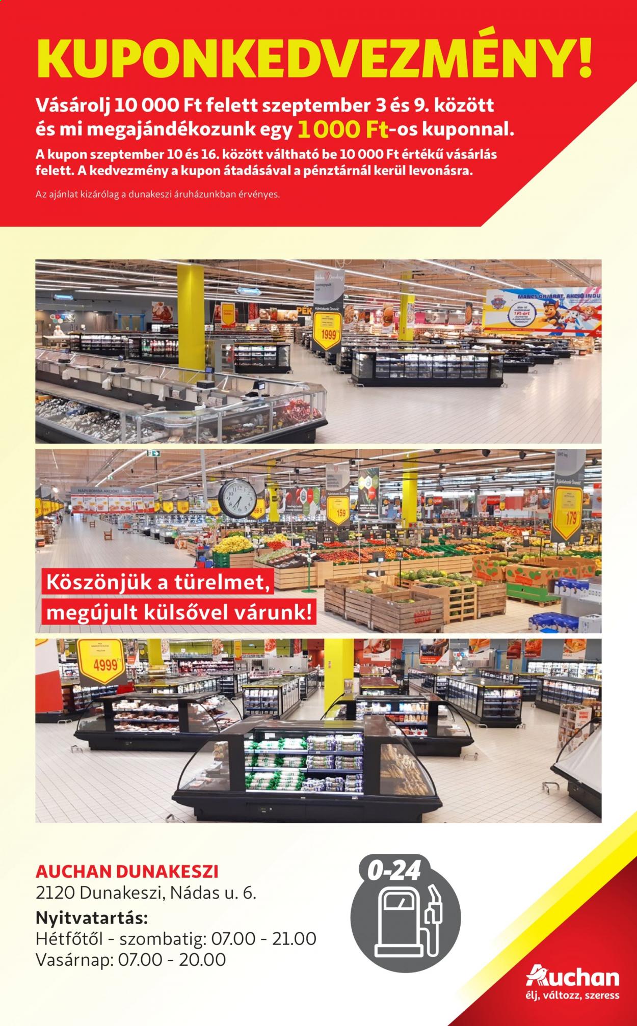 thumbnail - Auchan akciós újsága  - 2021.09.03 - 2021.09.09 - Akciós termékek - Mancs őrjárat.  2. Oldal