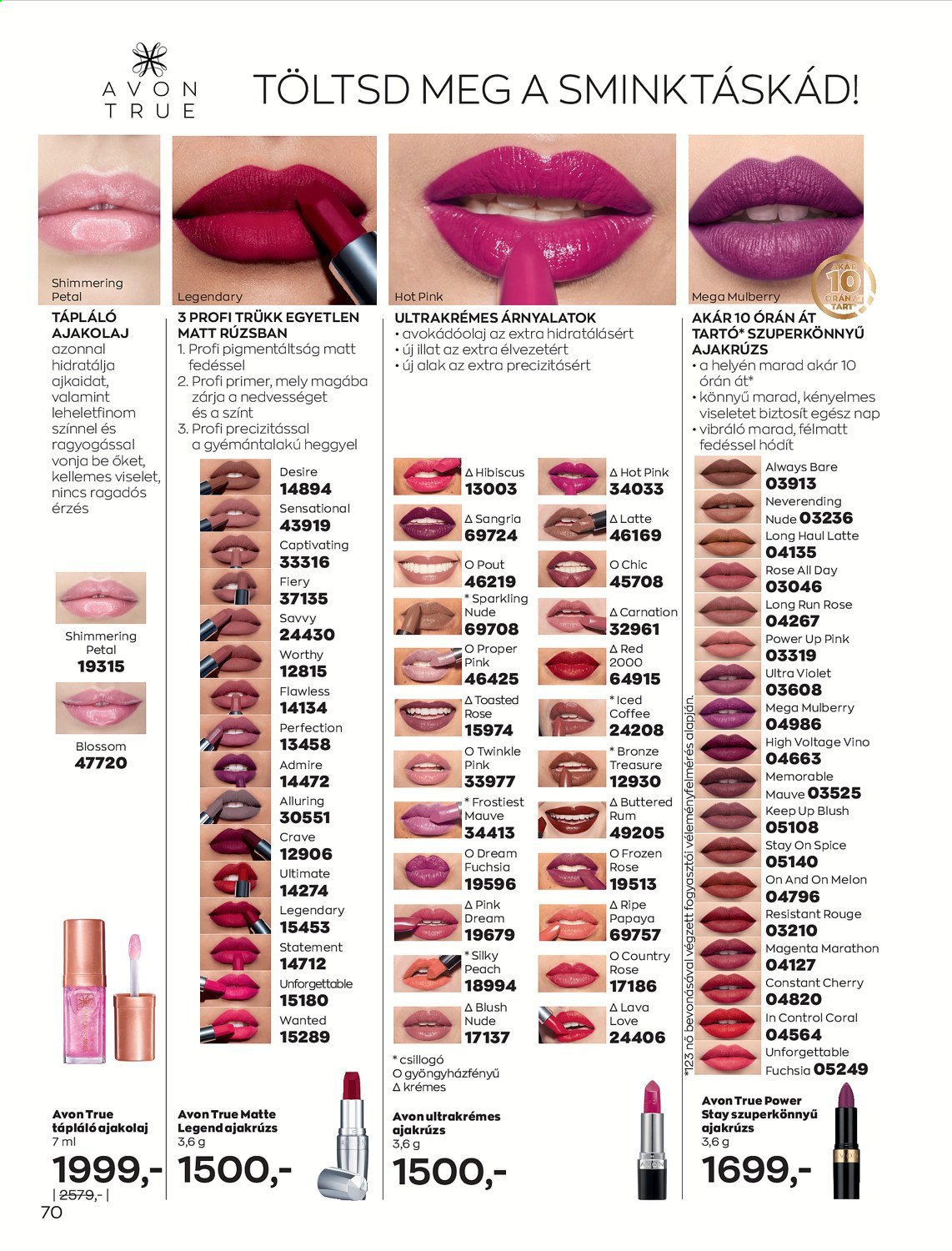 Avon akciós újságok - 2021.09.01 - 2021.09.30. Oldal 72