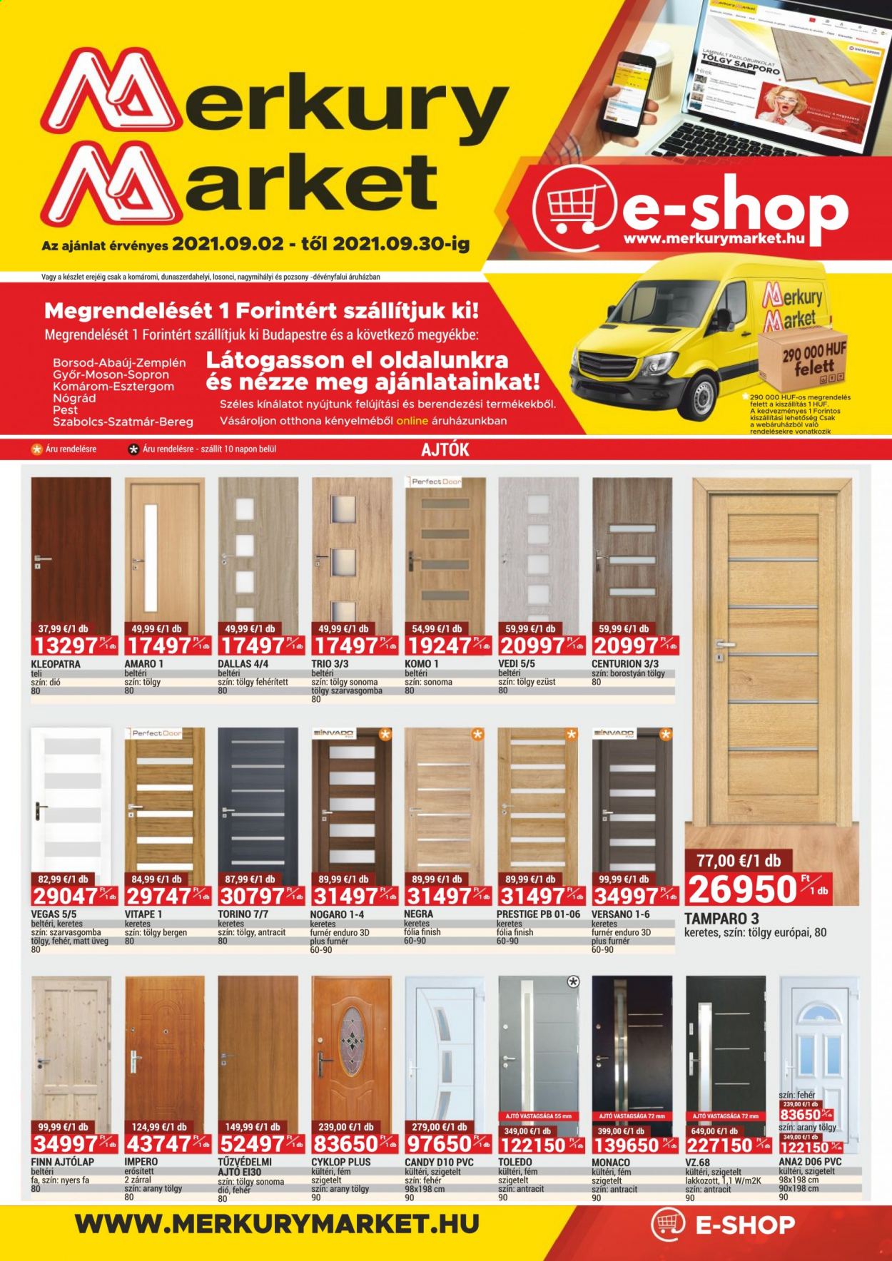 Merkury Market akciós újságok - 2021.09.02 - 2021.09.30. Oldal 1