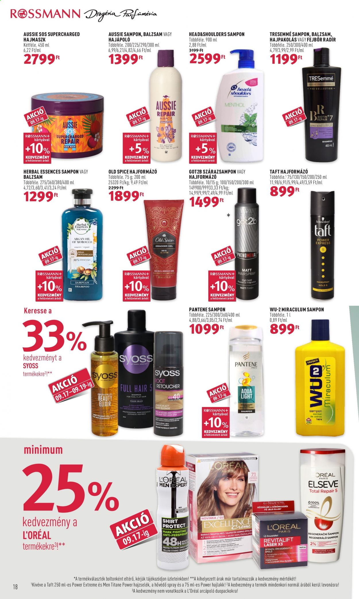 Rossmann akciós újságok - 2021.09.06 - 2021.09.10. Oldal 18