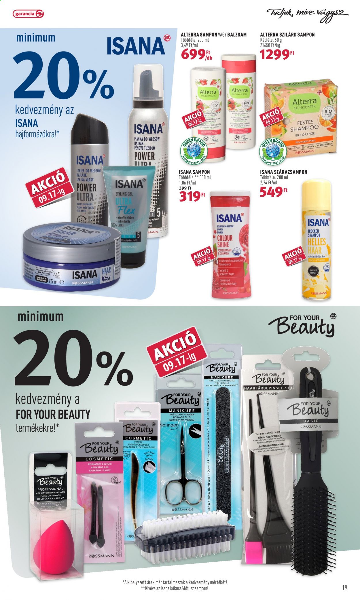 Rossmann akciós újságok - 2021.09.06 - 2021.09.10. Oldal 19