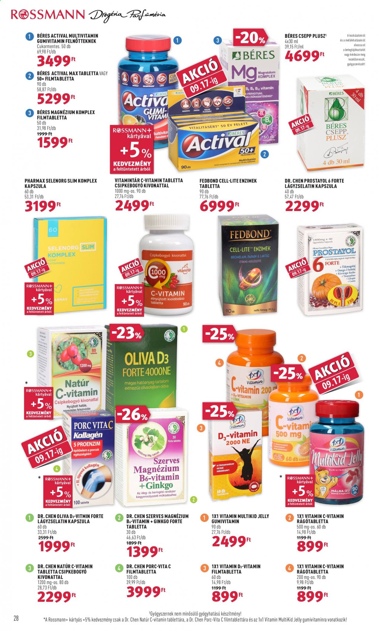 Rossmann akciós újságok - 2021.09.06 - 2021.09.10. Oldal 28