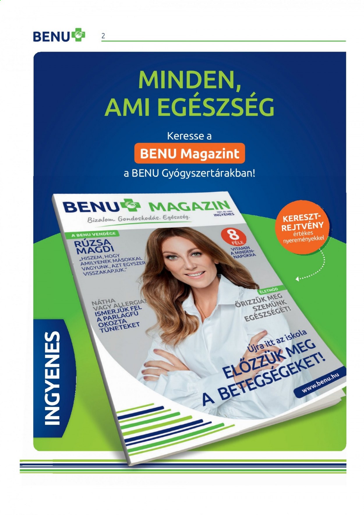 BENU Gyógyszertár akciós újságok - 2021.09.01 - 2021.09.30. Oldal 2