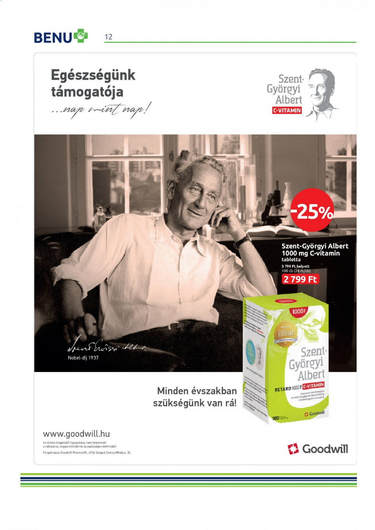 BENU Gyógyszertár akciós újságok - 2021.09.01 - 2021.09.30. Oldal 12