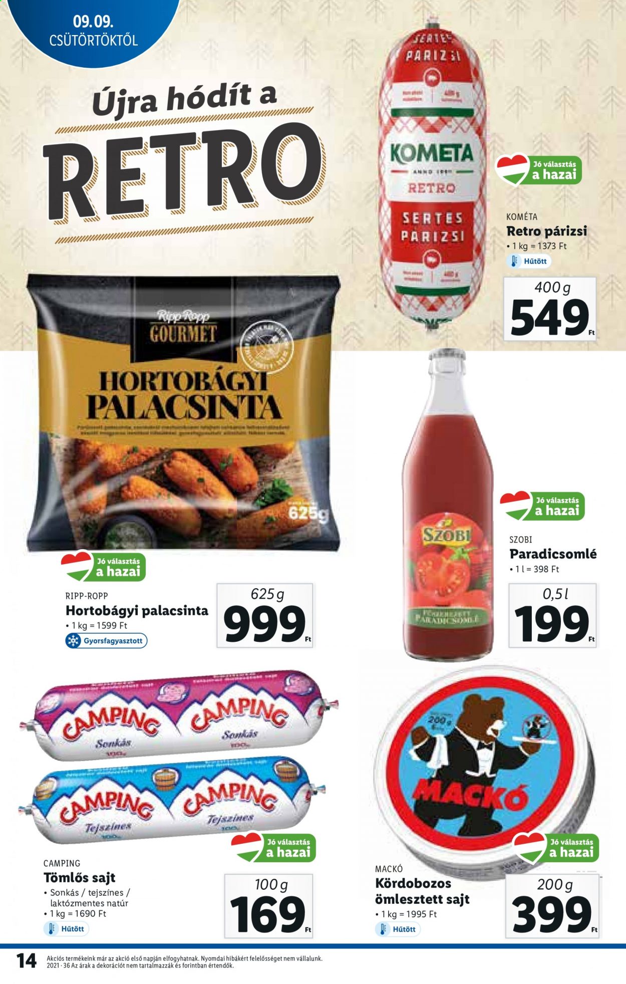 Lidl akciós újságok - 2021.09.09 - 2021.09.15. Oldal 14