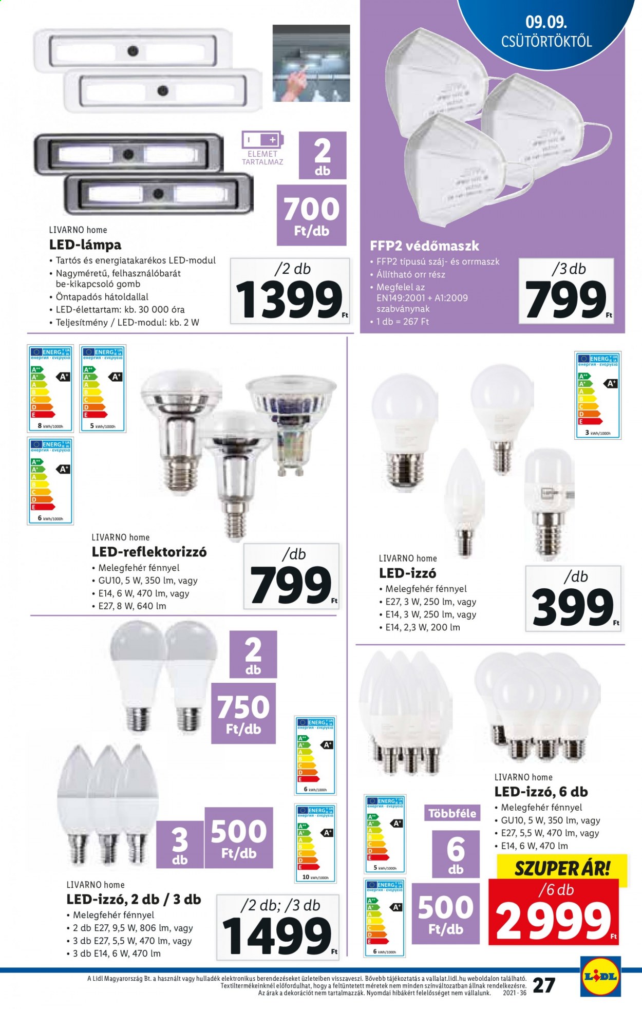 Lidl akciós újságok - 2021.09.09 - 2021.09.15. Oldal 27