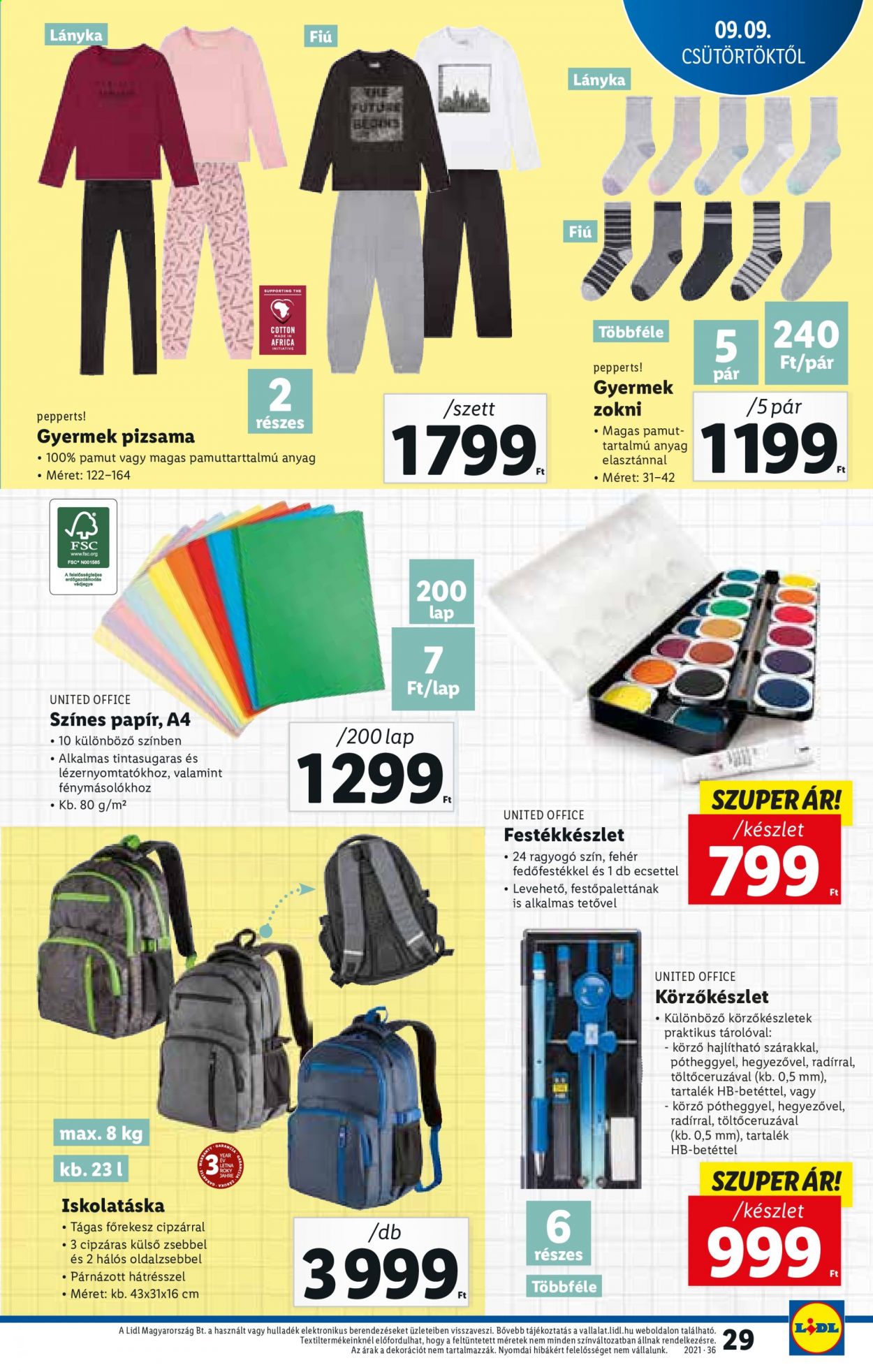 Lidl akciós újságok - 2021.09.09 - 2021.09.15. Oldal 29