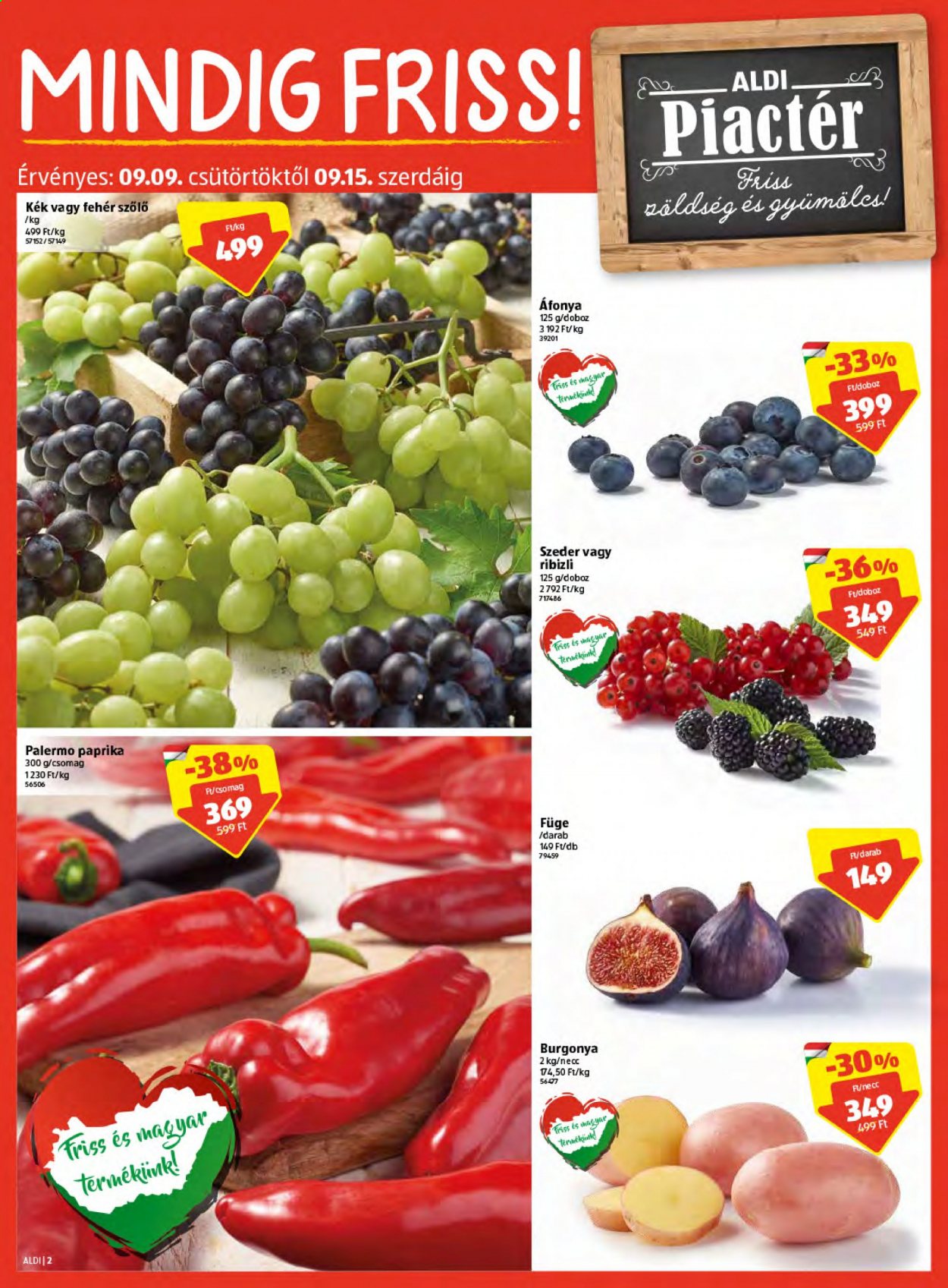 Aldi akciós újságok - 2021.09.09 - 2021.09.15. Oldal 2