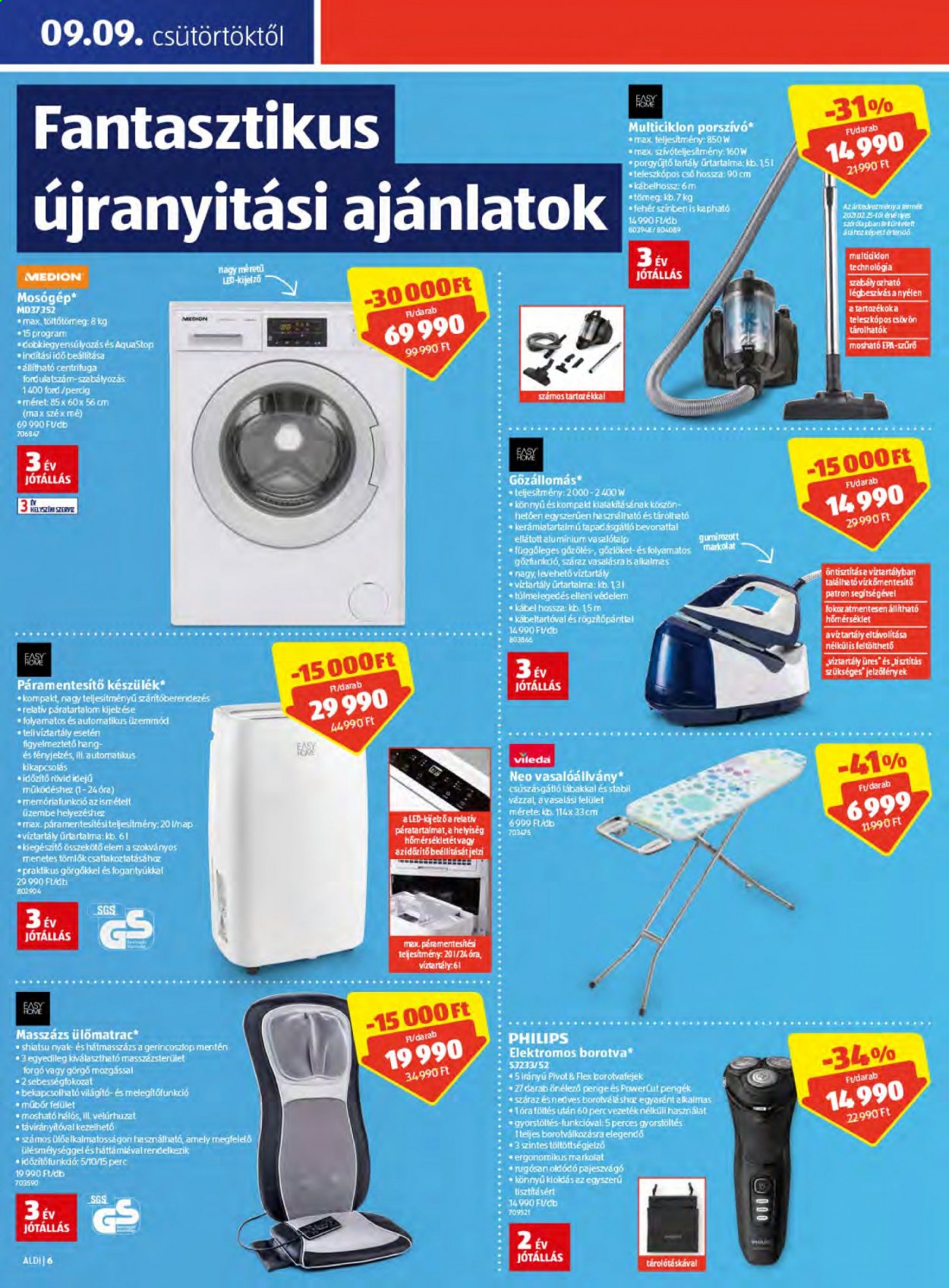 Aldi akciós újságok - 2021.09.09 - 2021.09.16. Oldal 6