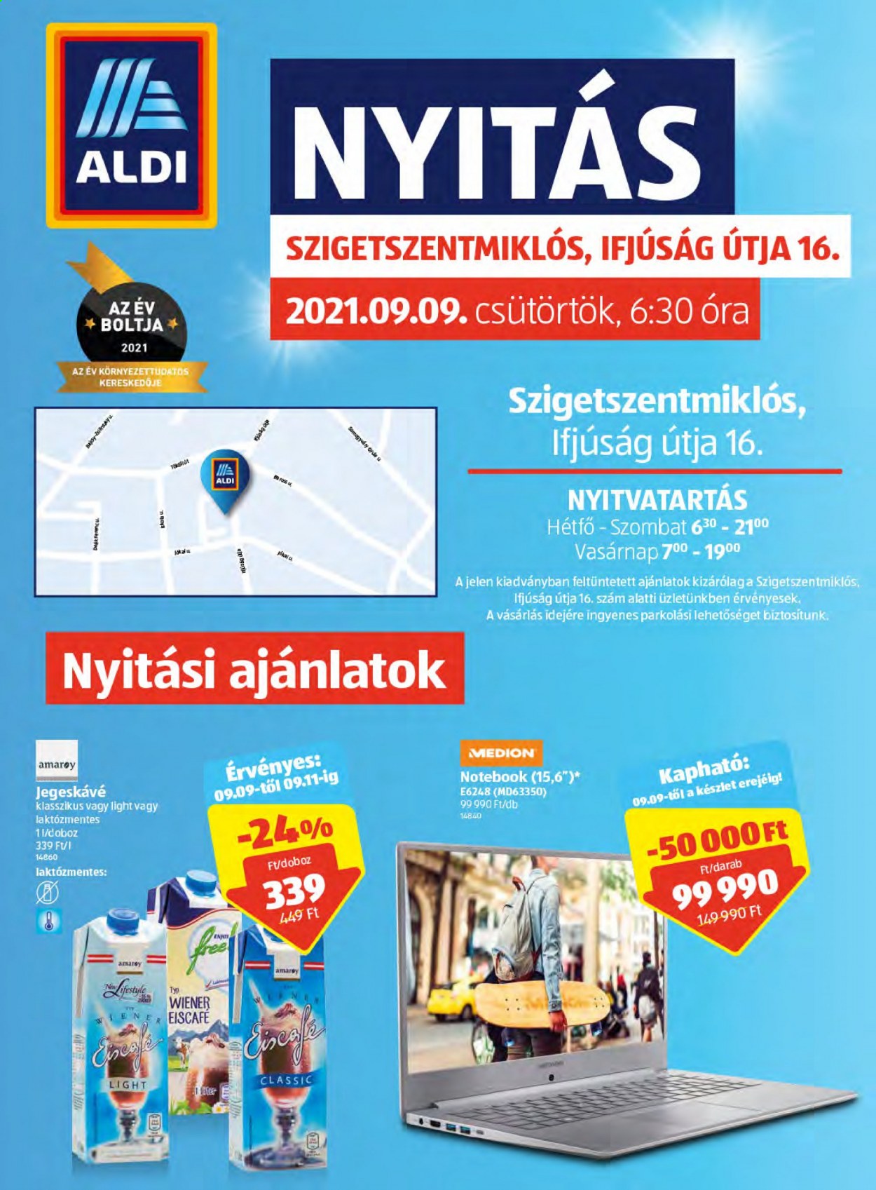 Aldi akciós újságok - 2021.09.09 - 2021.09.15. Oldal 1