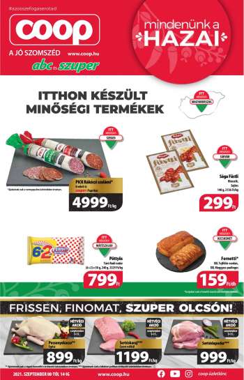 Újság Coop - 2021.09.08 - 2021.09.14.