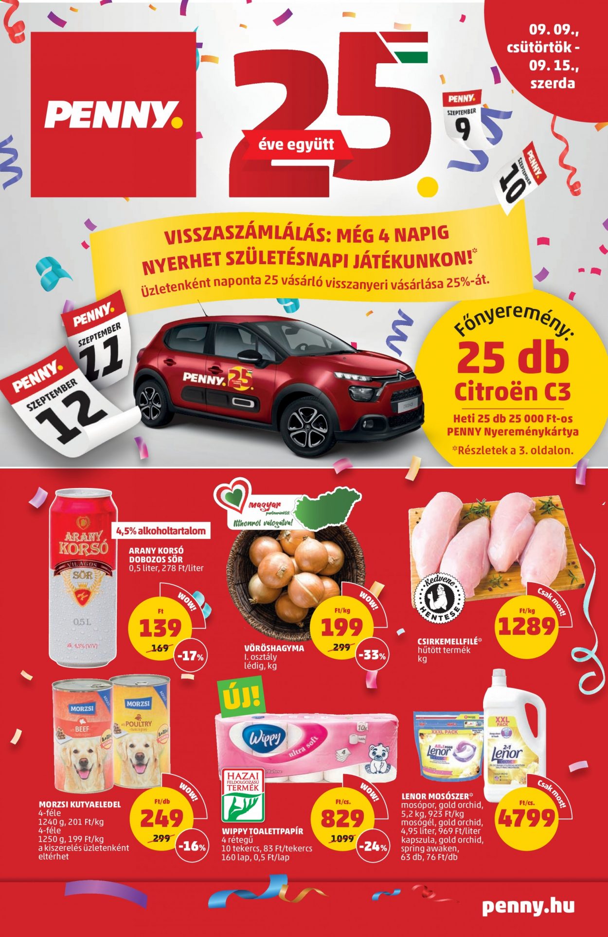 Penny Market akciós újságok - 2021.09.09 - 2021.09.15. Oldal 1