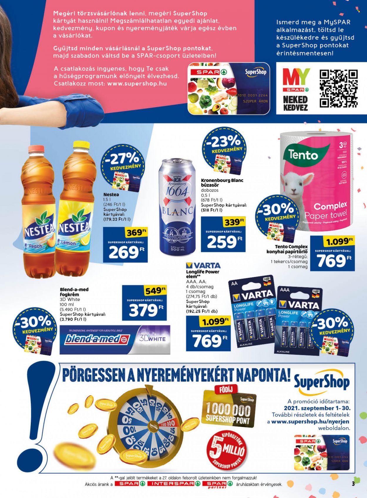 SPAR akciós újságok - 2021.09.09 - 2021.09.15. Oldal 3