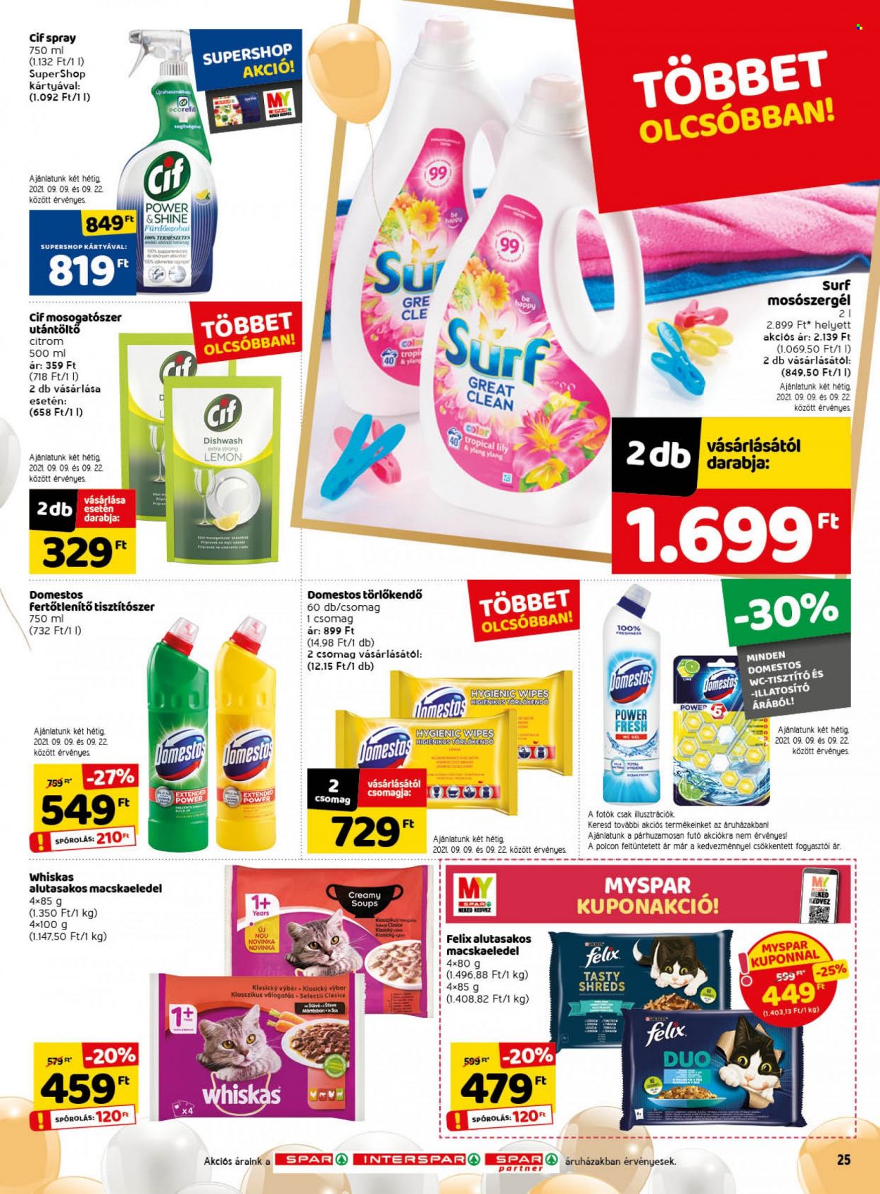 SPAR akciós újságok - 2021.09.09 - 2021.09.15. Oldal 29