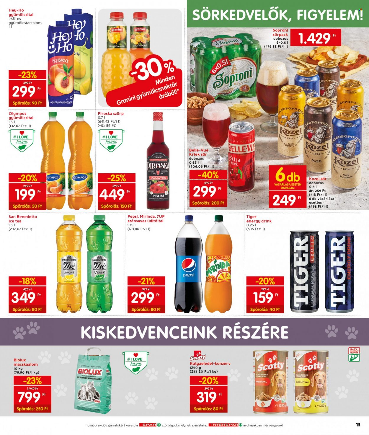 INTERSPAR akciós újságok - 2021.09.09 - 2021.09.15. Oldal 17