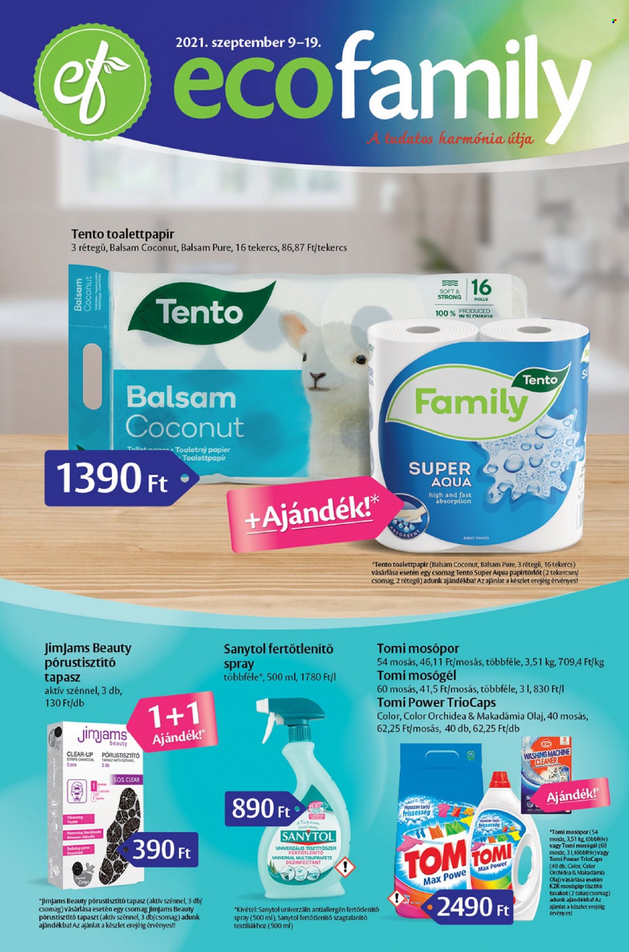 EcoFamily akciós újságok - 2021.09.09 - 2021.09.19. Oldal 1