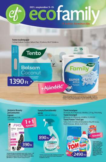 Újság EcoFamily - 2021.09.09 - 2021.09.19.