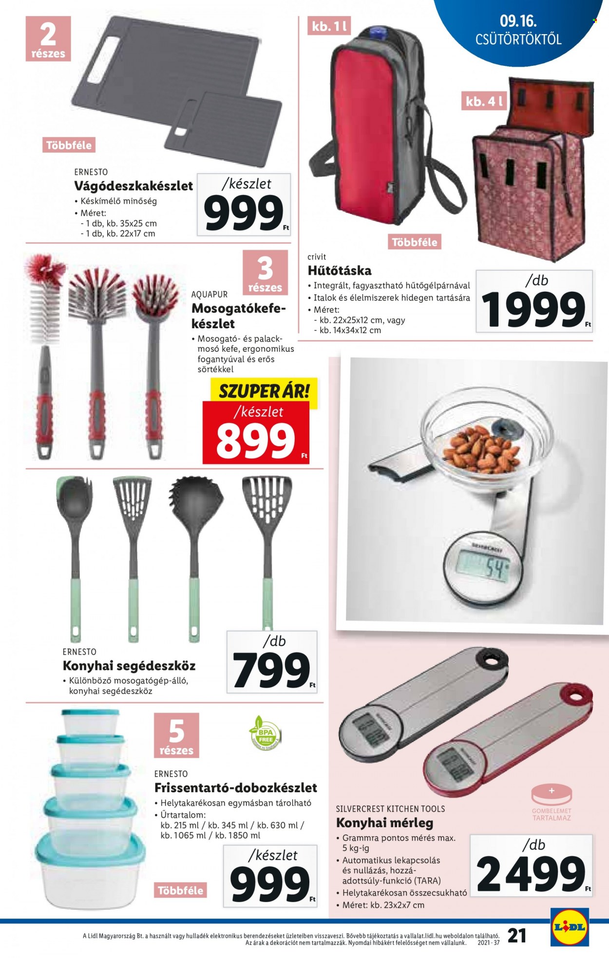 Lidl akciós újságok - 2021.09.16 - 2021.09.22. Oldal 21