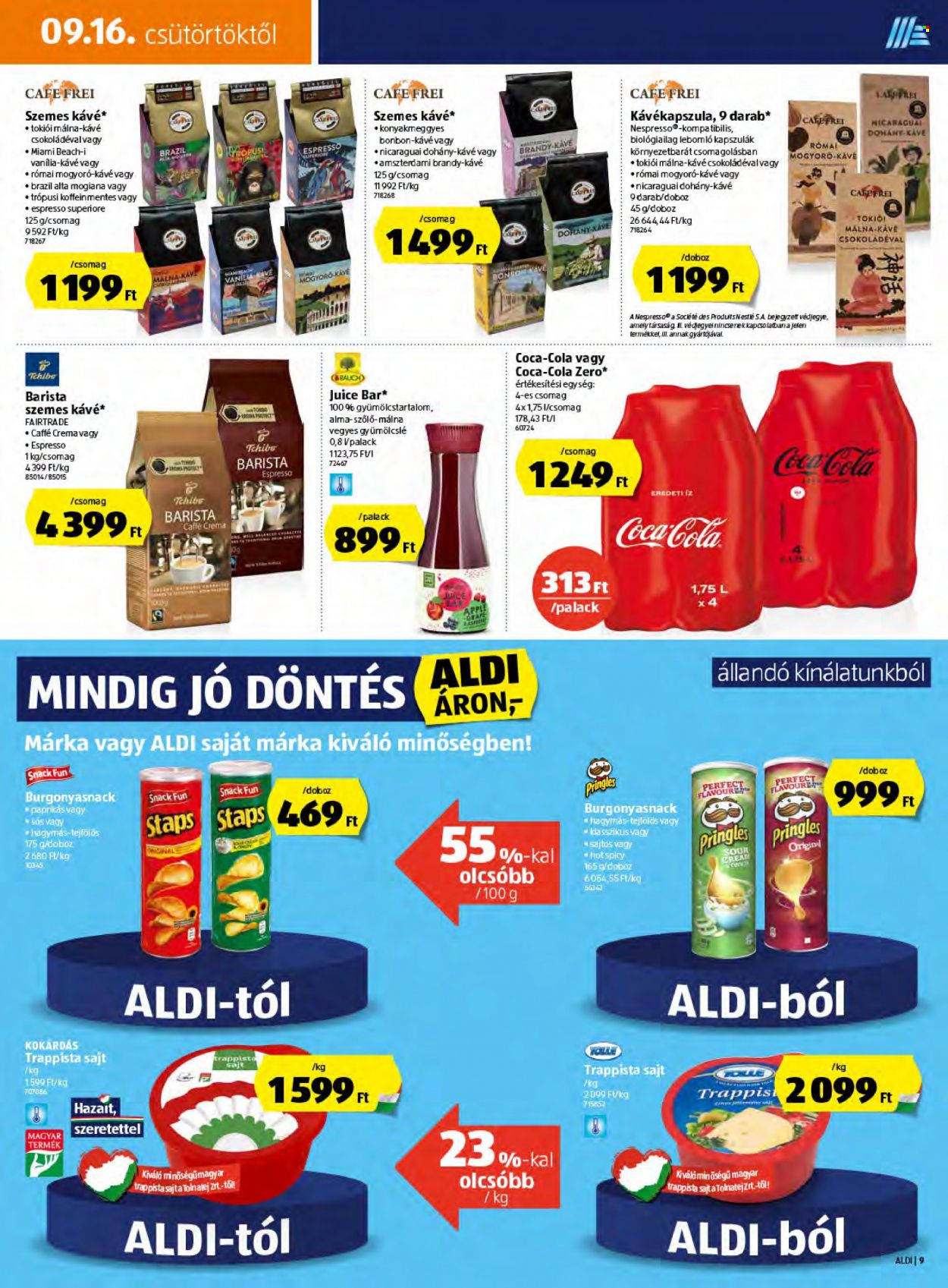 Aldi akciós újságok - 2021.09.16 - 2021.09.22. Oldal 9