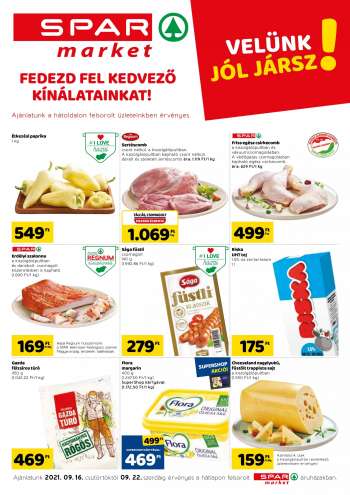 Újság SPAR market - 2021.09.16 - 2021.09.22.