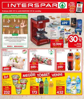 Újság INTERSPAR - 2021.09.16 - 2021.09.22.