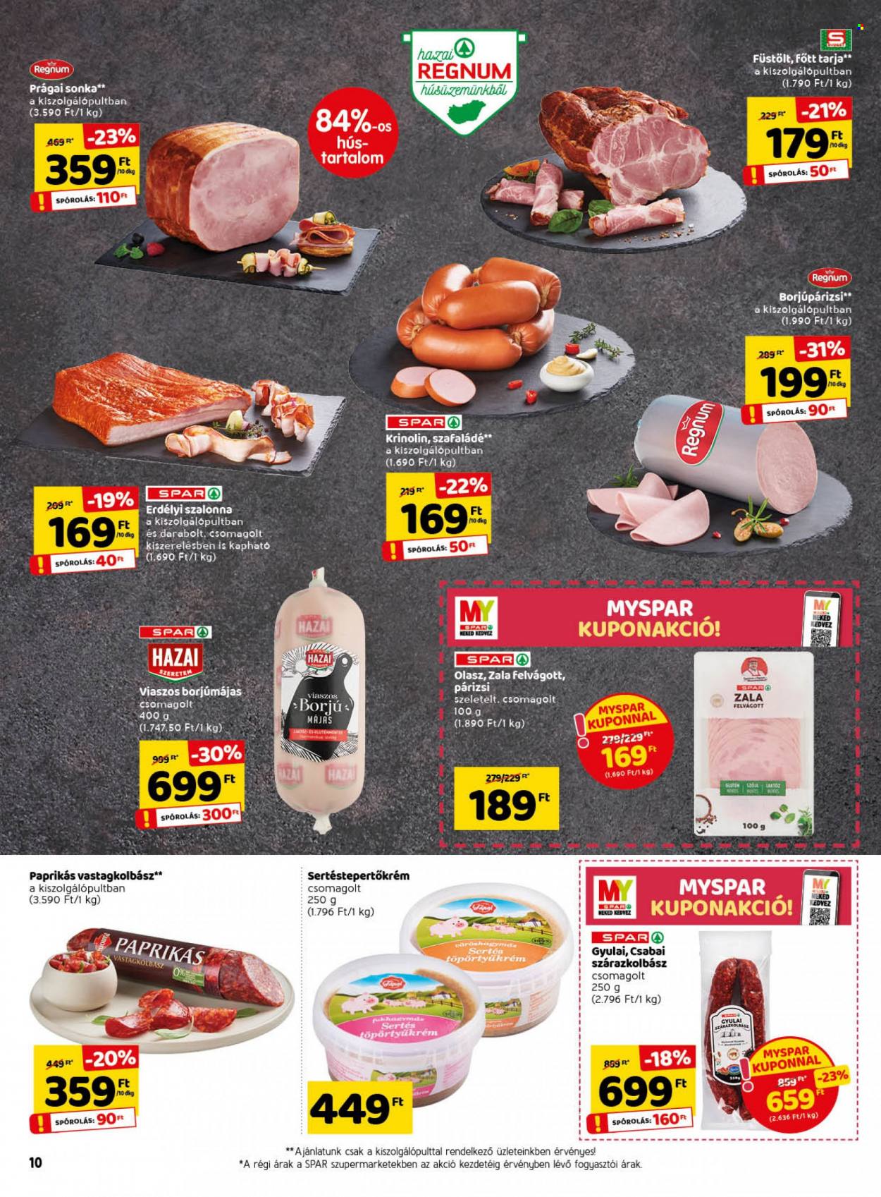 SPAR akciós újságok - 2021.09.16 - 2021.09.22. Oldal 14