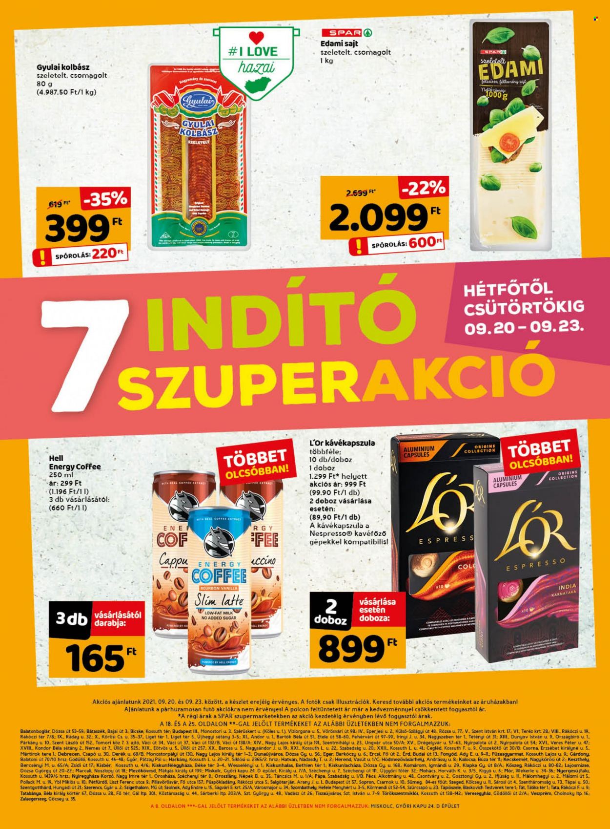SPAR akciós újságok - 2021.09.16 - 2021.09.22. Oldal 31